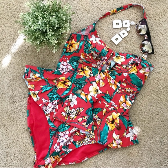 peplum style swimsuit